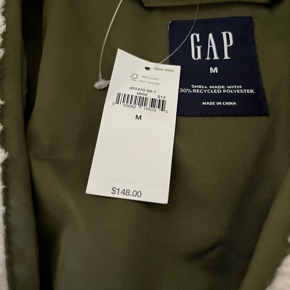 NWT Cozy Gap Sherpa Coat - Picture 4 of 5